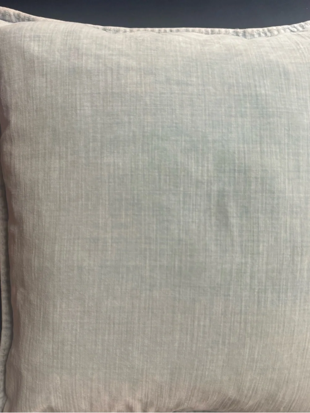 West Elm Pillow 20x20 includes insert Light Blue Linen Throw PillowHome Accents